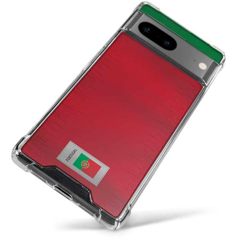 Portugal Soccer Flag Google Pixel 8 Clear Case